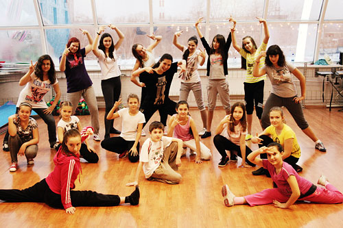 Танцевальная группа для детей и подростков в клубе «Мисс Фитнесс Марьино»