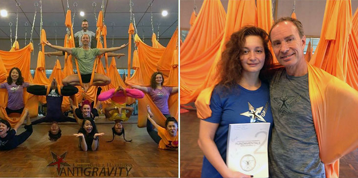 Инструктор «Фитнес-центра 100%» по Antigravity Yoga Симашкина Есения вернулась с обучения в северном Тайланде