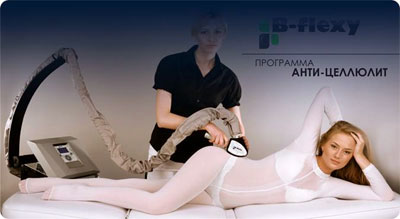 Вакуумно-роликовый LPG массаж на аппарате B-Flexy в клубе SWIM