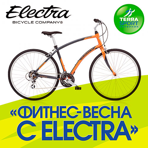 Фитнес-центр Terrasport Коперник и компания Electra представляют специальную акцию «Фитнес-весна с Electra»