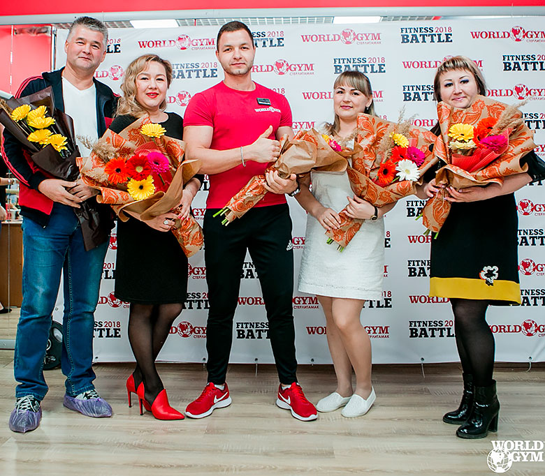 В категории «Снижение жирового компонента» лучший результат продемонстрировала команда инструктора клуба «World Gym — Стерлитамак» Алексея Прищепова. 